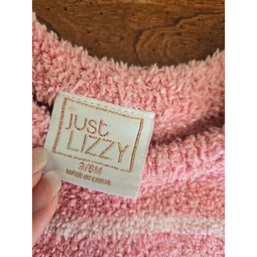 3-6 Month Girls Fuzzy Sweater Set